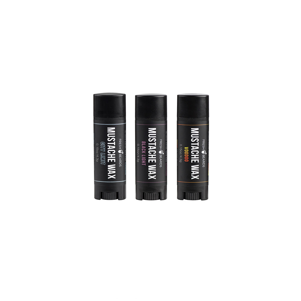 3-Pack Mustache Wax Sticks